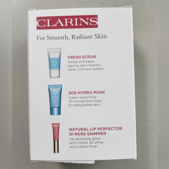 Clarins Hydrate & Glow Trio Mini Set **NEW - Picture 3 of 4